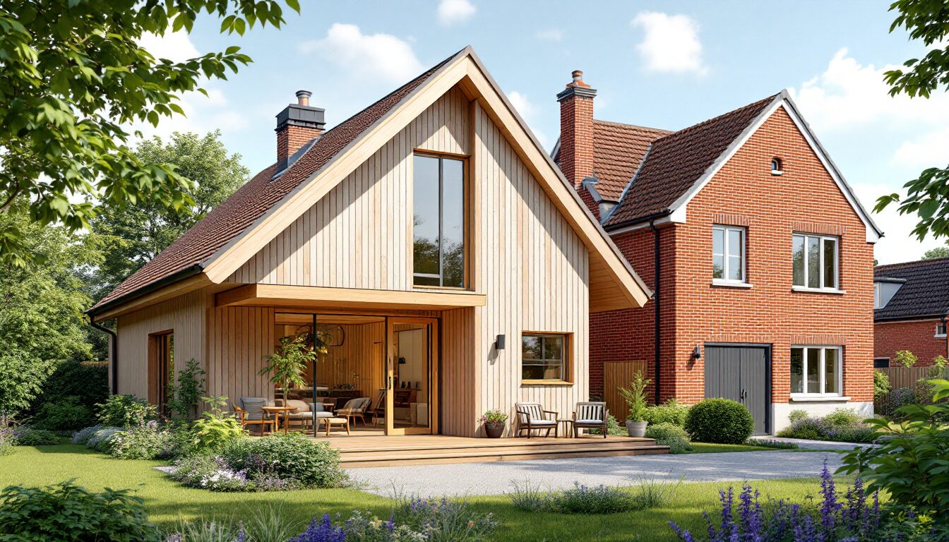 Construire une maison en bois : un coût comparable aux maisons ...