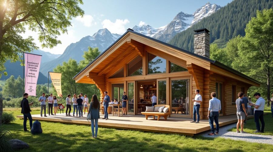 découvrez l'inauguration d'une nouvelle maison dédiée à la valorisation du bois et à la préservation de la forêt à méolans-revel. un lieu d'échange, de sensibilisation et d'activités autour de la nature et du développement durable.