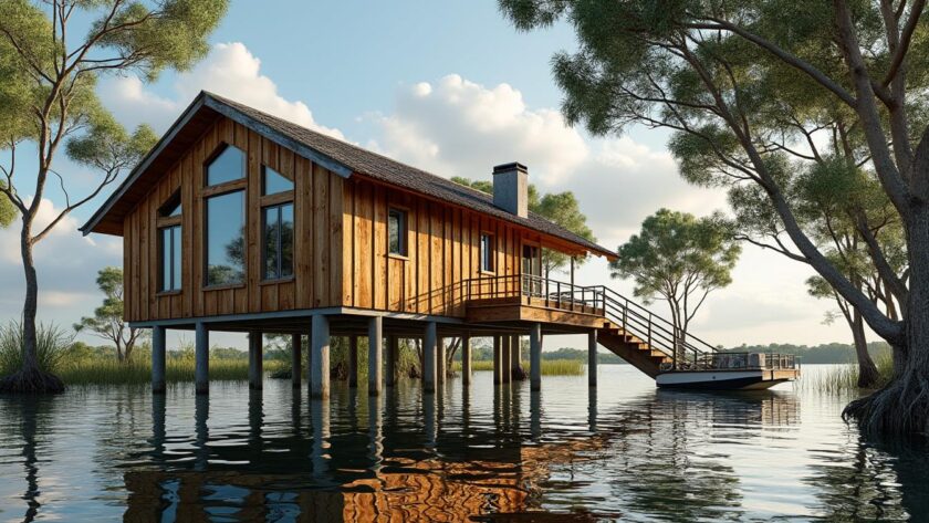 découvrez comment une maison bois sur pilotis offre une solution écologique et durable pour protéger votre habitation des risques d'inondations.