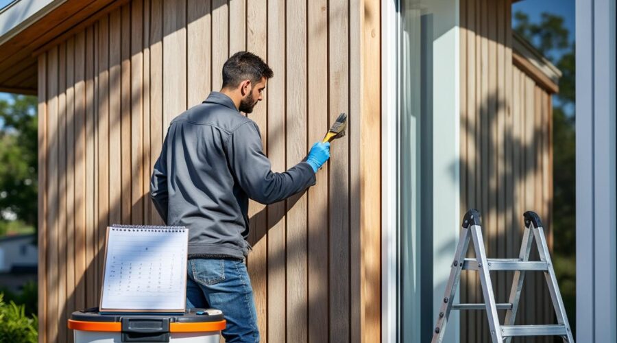 découvrez à quelle fréquence entretenir votre bardage bois et estimez le coût prévu pour 2025 afin de préserver sa beauté et sa durabilité.