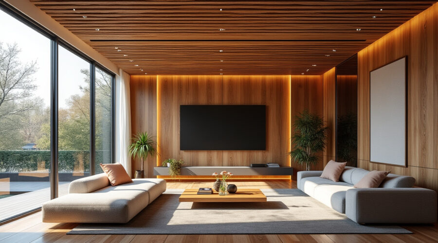 découvrez comment les plafonds en bois et les traitements phoniques peuvent améliorer l’acoustique de votre maison pour un confort sonore optimal.
