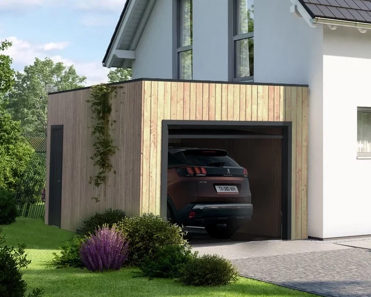 Abri voiture carport bois